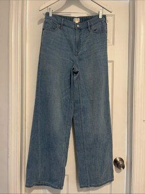 Maurices Light Blue Wide-Leg Jeans